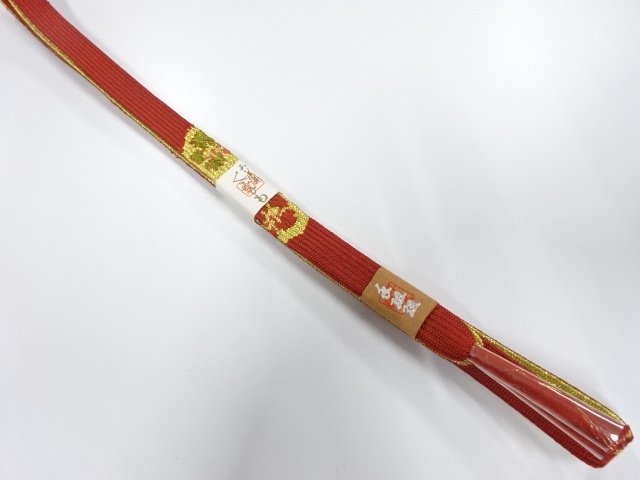 JAPANESE KIMONO / UNUSED KOREI HAND-TIED OBIJIME
